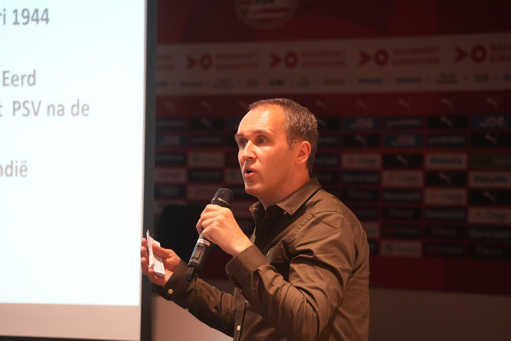 Boekpresentatie Joris Kaper in Philips Stadion